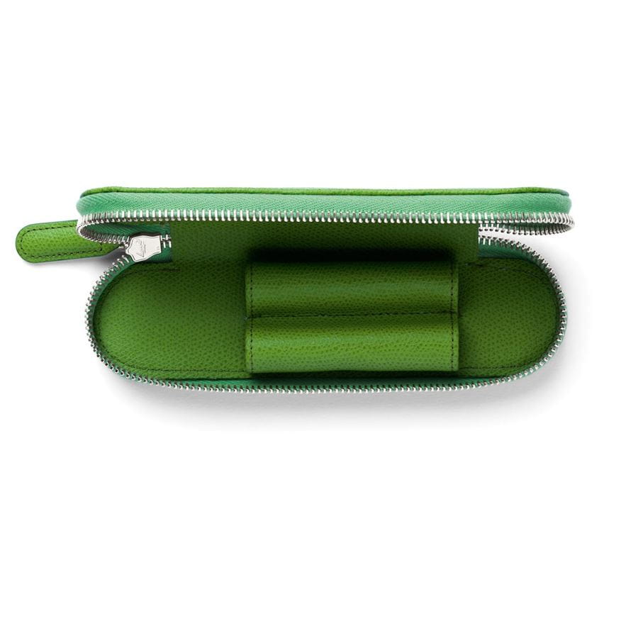 Graf-von-Faber-Castell - Estojo com zíper para 2 canetas Epsom, Verde Viper