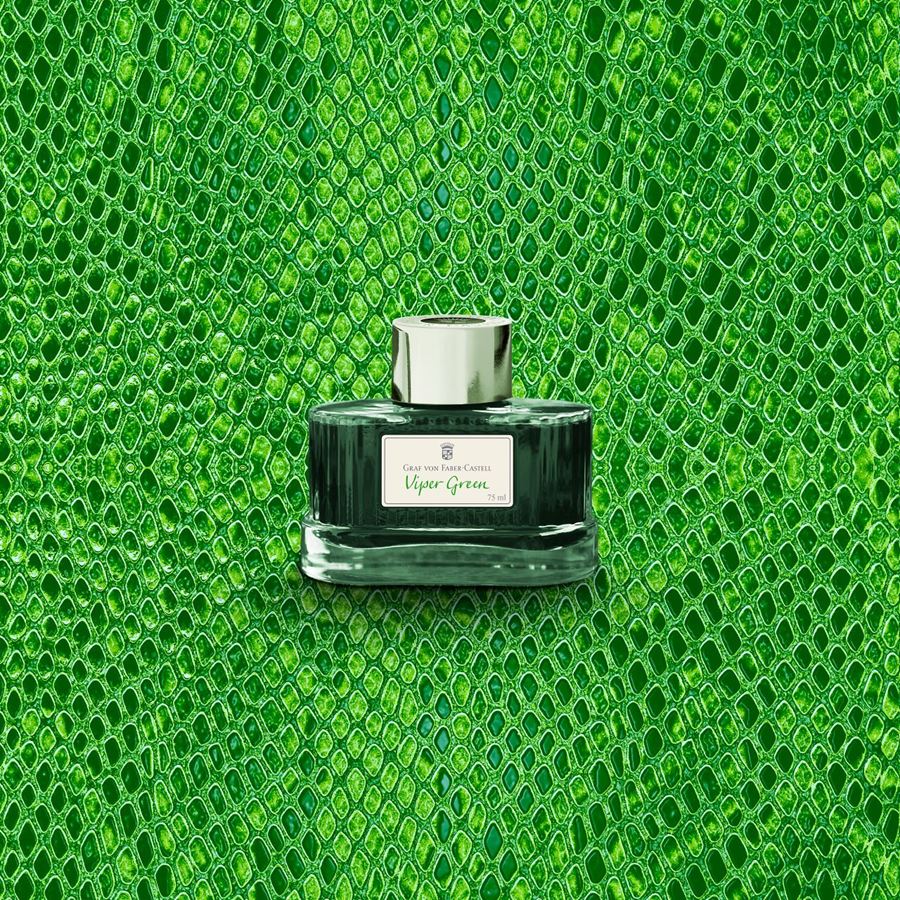 Graf-von-Faber-Castell - Frasco de tinta Verde Viper, 75ml