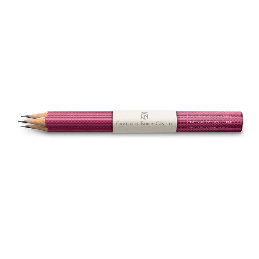 Graf-von-Faber-Castell - 3 Lápis Guilloche, Pink