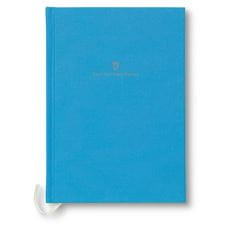 Graf-von-Faber-Castell - Caderno com capa de linho A5 Azul Gulf