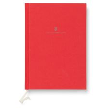 Graf-von-Faber-Castell - Caderno com capa de linho A5 Vermelho India