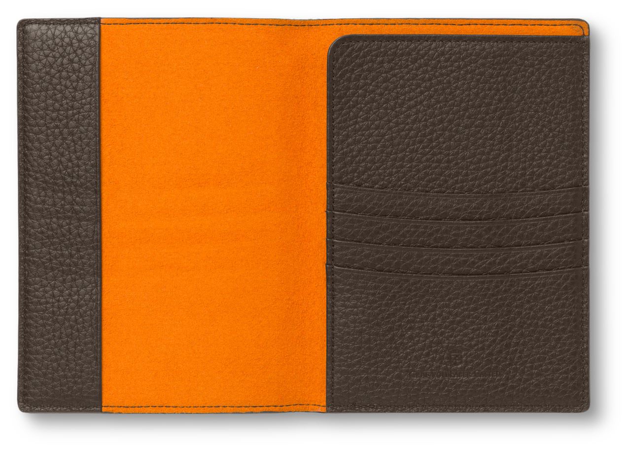 Graf-von-Faber-Castell - Passport holder Cashmere, dark brown