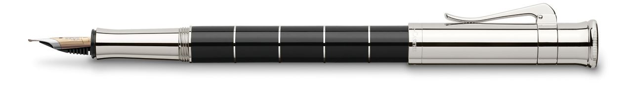 Graf-von-Faber-Castell - Caneta tinteiro Classic Anello Black Extra Fina