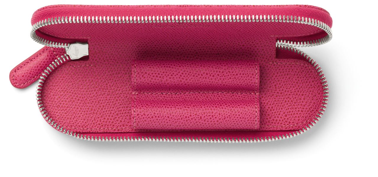 Graf-von-Faber-Castell - Estojo em couro para 2 canetas, Pink