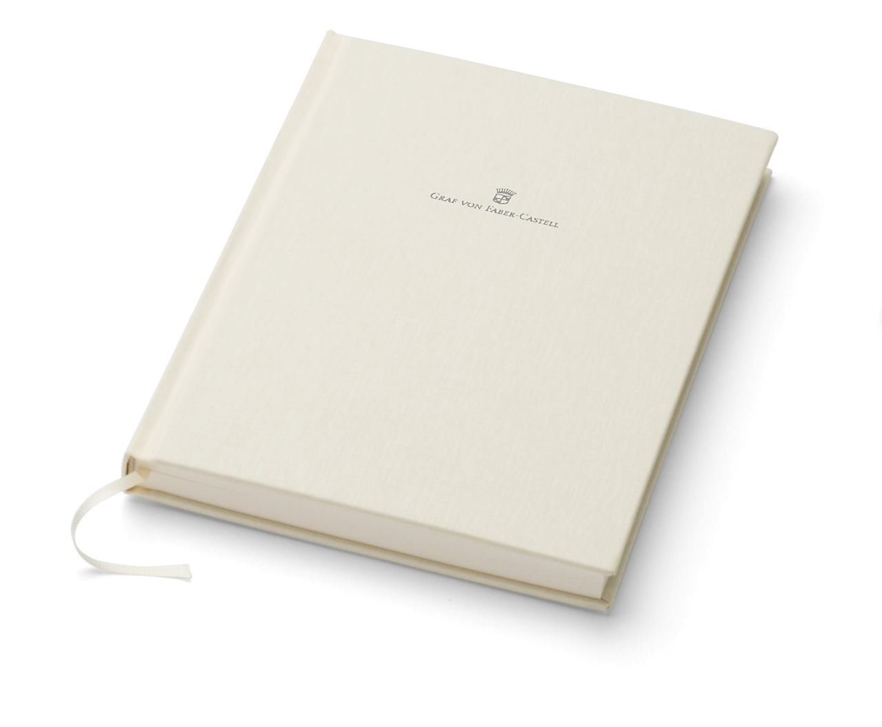 Graf-von-Faber-Castell - Caderno com capa de linho de tamanho A5, Creme