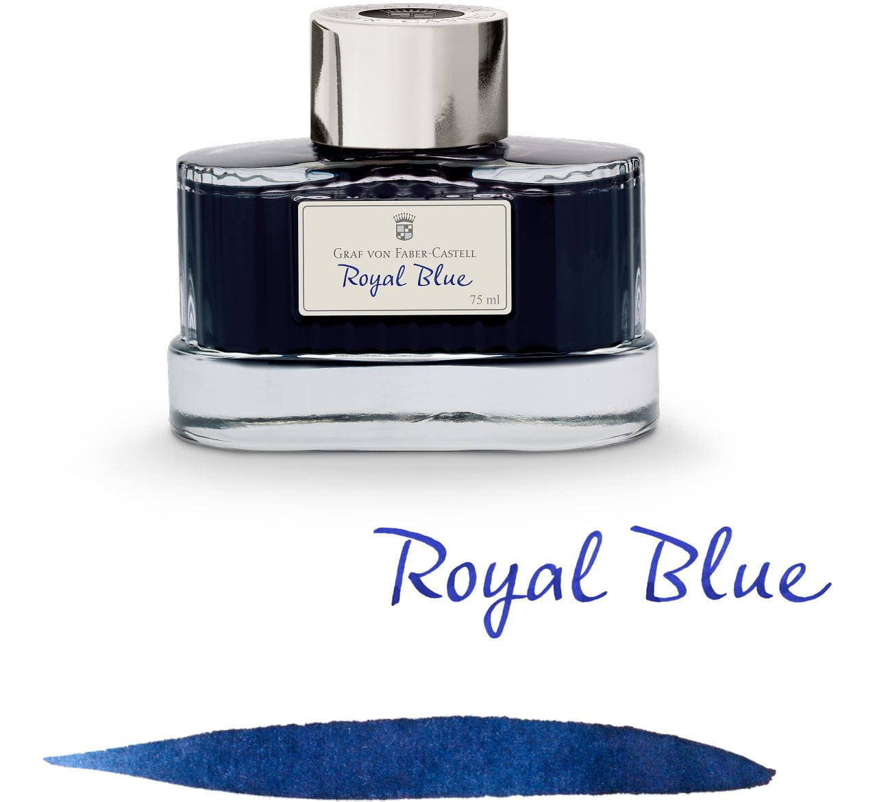 Graf-von-Faber-Castell - Frasco de tinta Azul Royal, 75ml