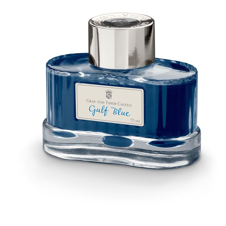 Graf-von-Faber-Castell - Frasco de tinta Azul Gulf, 75ml