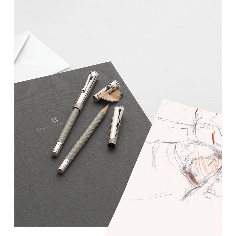 Graf-von-Faber-Castell - Lápis Perfeito Cinza Platinum