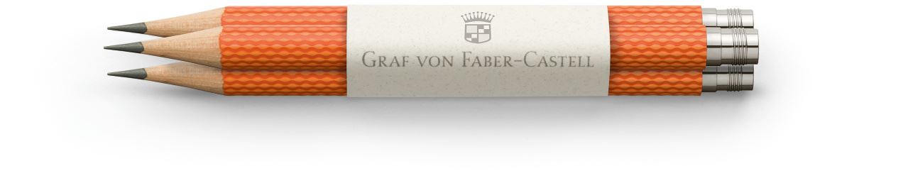 Graf-von-Faber-Castell - 3 Lápis de Bolso No. V, Laranja