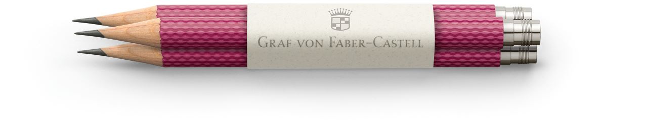 Graf-von-Faber-Castell - 3 Lápis de Bolso No. V, Pink