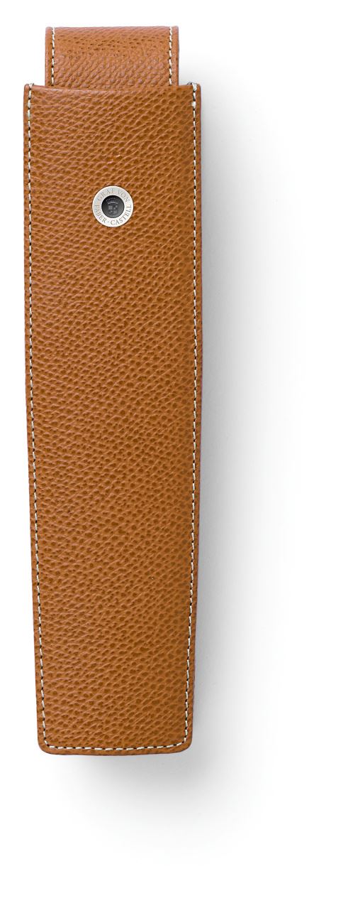 Graf-von-Faber-Castell - Porta canetas de bolso, marrom granulado