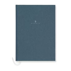 Graf-von-Faber-Castell - Caderno com capa de linho A4 Azul Noturno