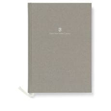 Graf-von-Faber-Castell - Caderno com capa de linho A5 Cinza Pedra
