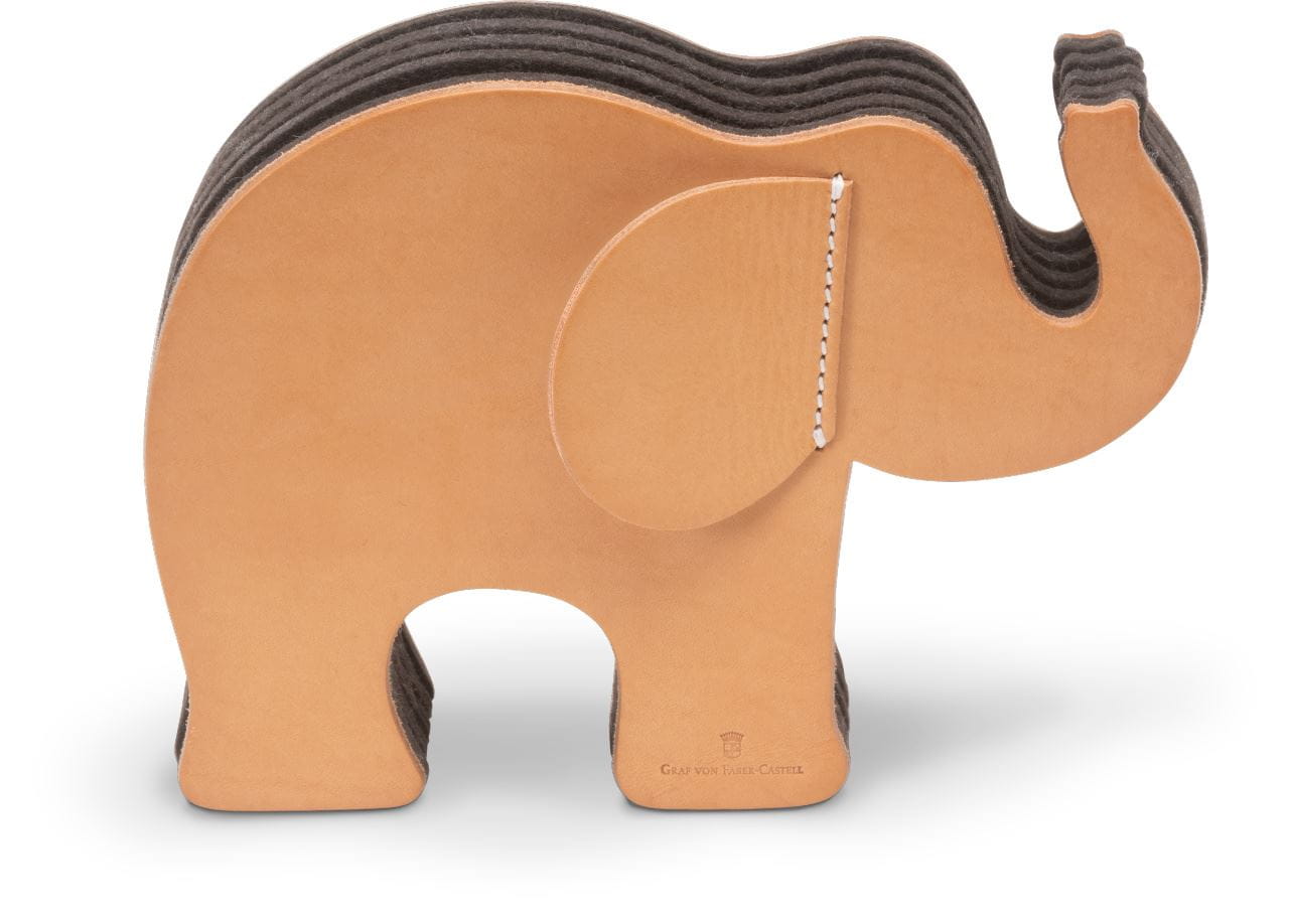 Graf-von-Faber-Castell - Porta-canetas Elefante médio, Natural